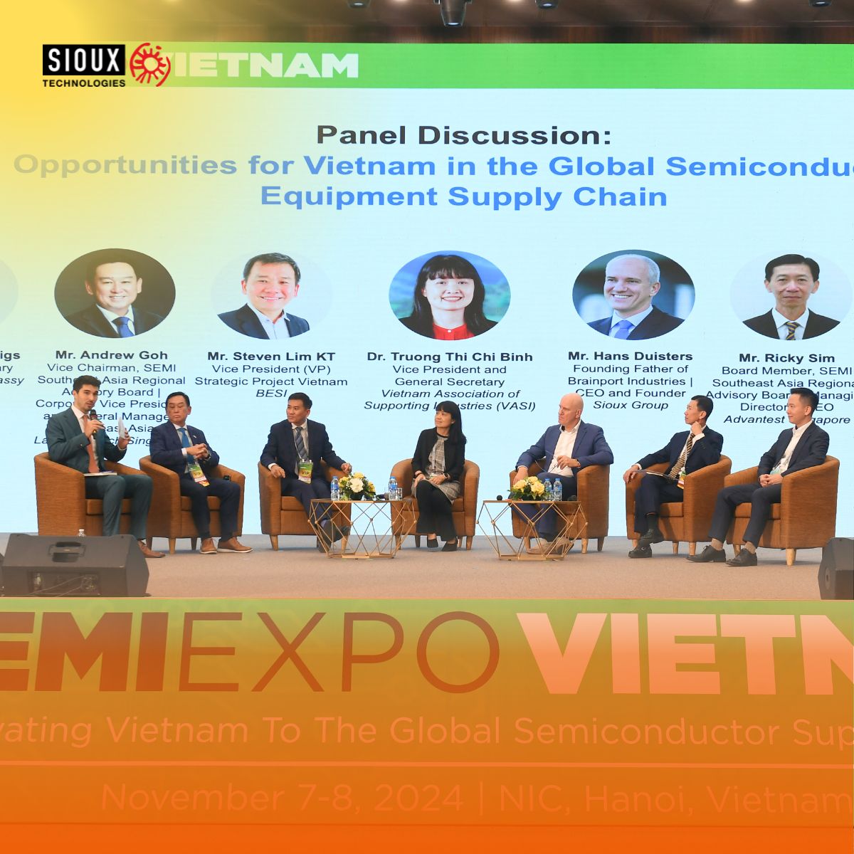 Sioux Technologies Represents at SEMIExpo Vietnam 2024